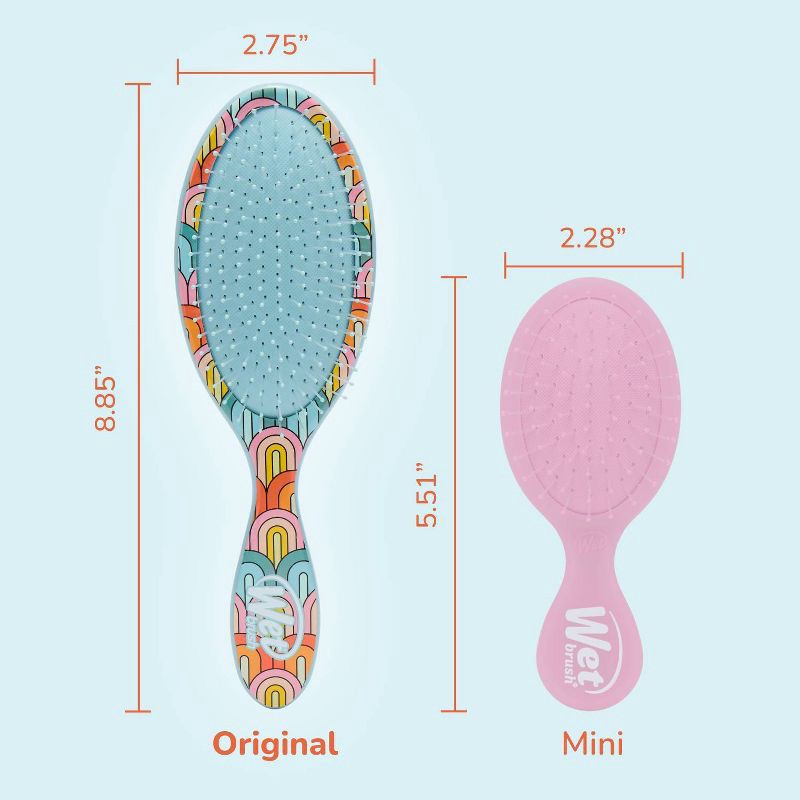 slide 4 of 7, Wet Brush Original Detangling Hair Brush - Endless Summer Rainbow - Limited Edition, 1 ct