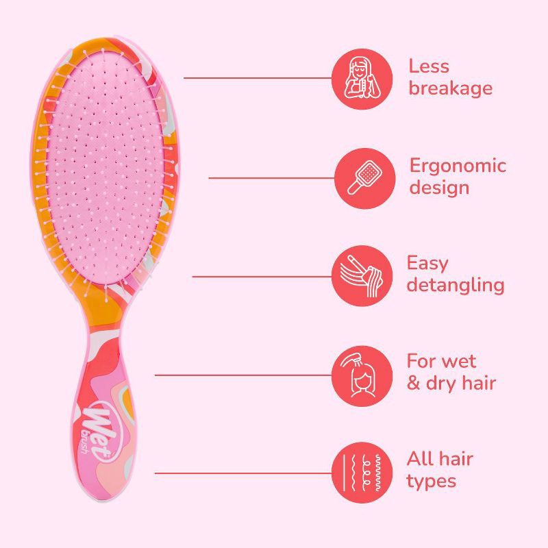 slide 2 of 8, Wet Brush Original Detangling Hair Brush - Endless Summer Ice Cream - Limited Edition, 1 ct