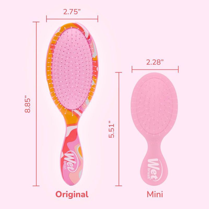 slide 5 of 8, Wet Brush Original Detangling Hair Brush - Endless Summer Ice Cream - Limited Edition, 1 ct