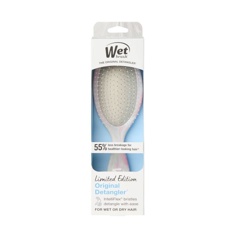slide 5 of 7, Wet Brush Original Detangling Hair Brush - Marble Swirl White - Limited Edition, 1 ct