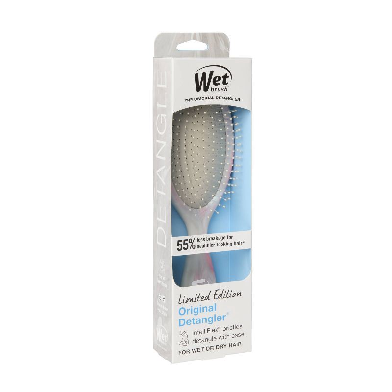 slide 6 of 7, Wet Brush Original Detangling Hair Brush - Marble Swirl White - Limited Edition, 1 ct