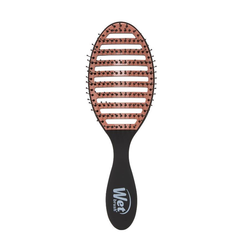 slide 1 of 10, Wet Brush Ceramic Speed Dry Detangling Hair Brush - Black, 1 ct