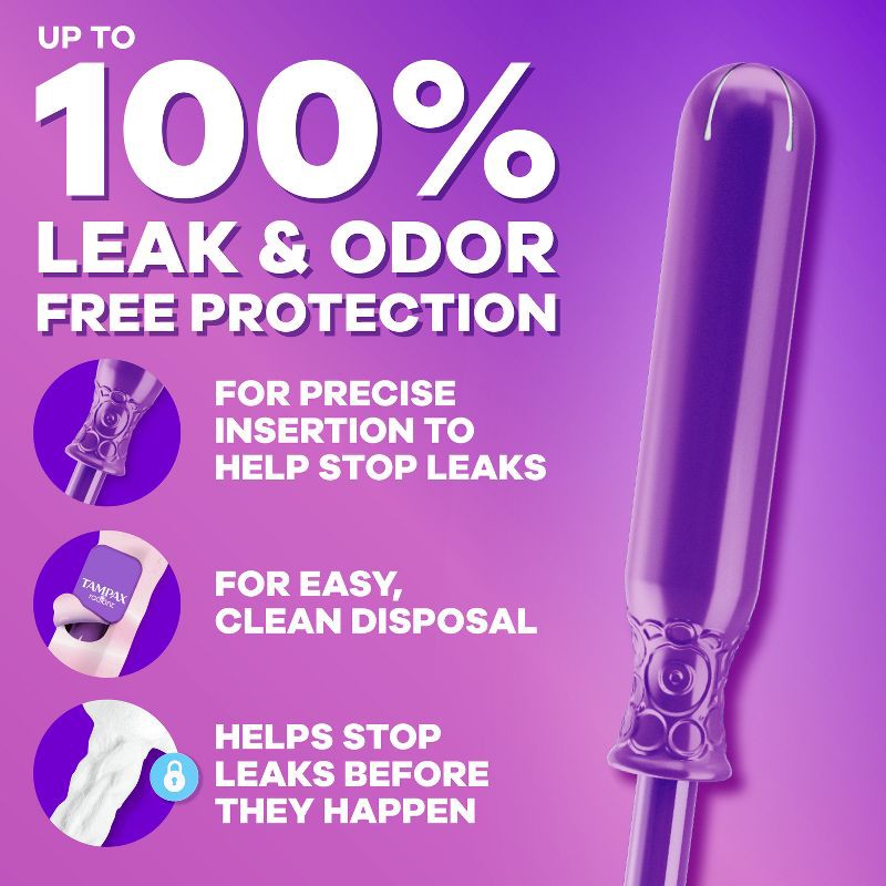 slide 2 of 15, Tampax Radiant Tampons - Regular/Super/Super Plus - Unscented - 52ct, 52 ct