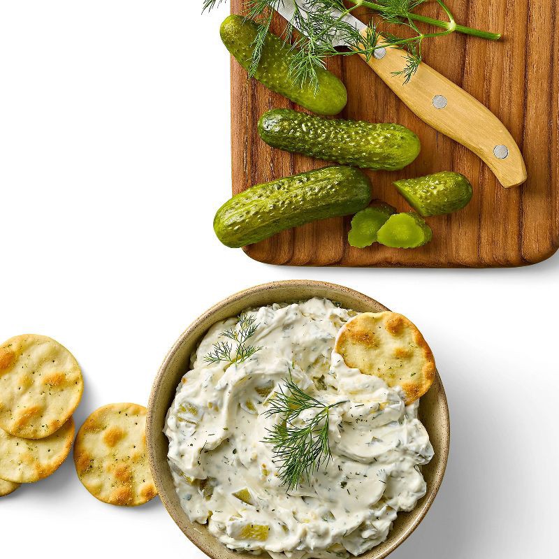 slide 4 of 5, Garlic Naturally Flavored with Other Natural Flavors and Chive Pita Cracker - 5oz - Good & Gather™, 5 oz