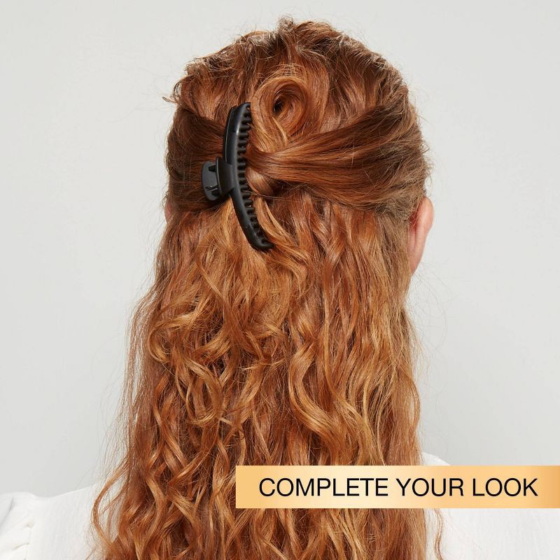 slide 6 of 8, scunci scünci Mixed Size Banana Claw Clips - Fine Hair - 3pcs, 3 ct