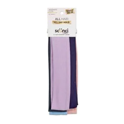 scunci scünci Stretch Polyester Headbands - Pastels - All Hair - 10pcs