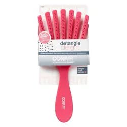 Conair Detangle Delight Curly Hair Detangling Hair Brush
