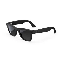 Ray-Ban Meta Wayfarer - (Gen 1) Matte Black, Polarized Gradient Graphite: Bluetooth & Wi-Fi Enabled, Scratch-Resistant, Meta AI.