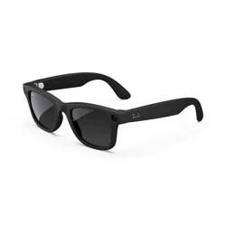 Ray-Ban Meta Wayfarer - (Gen 1) Matte Black, Polarized Gradient Graphite: Bluetooth & Wi-Fi Enabled, Scratch-Resistant, Meta AI.