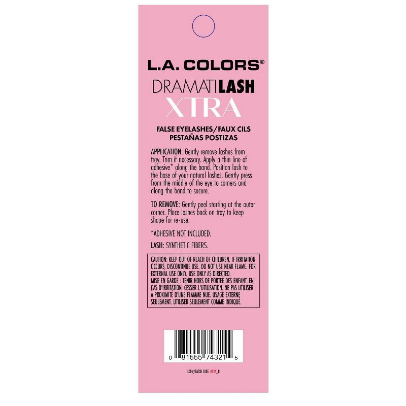 slide 2 of 6, L.A. Colors Dramatilash Xtra - Extra Extra - 2ct, 2 ct