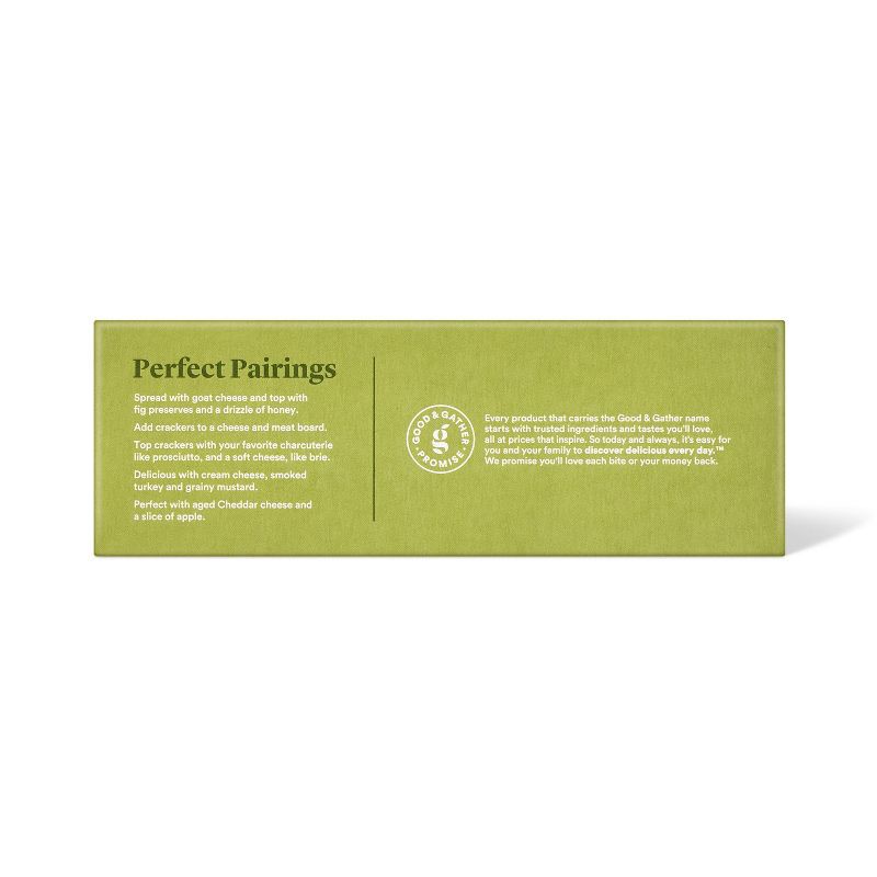 slide 3 of 5, Rosemary Scalloped Crackers - 6.5oz - Good & Gather™, 6.5 oz