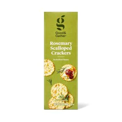 Rosemary Scalloped Crackers - 6.5oz - Good & Gather™