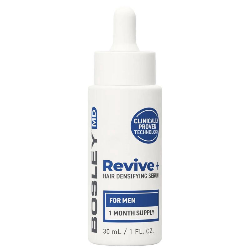 slide 7 of 9, BosleyMD Revive + Densifying Hair Regrowth Serum for Men - 1 fl oz, 1 fl oz