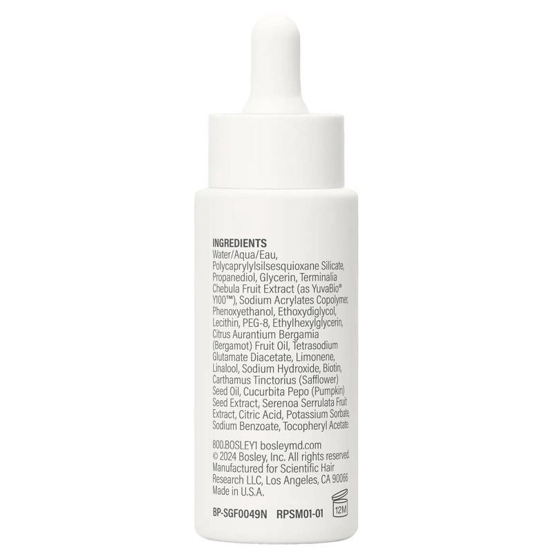 slide 9 of 9, BosleyMD Revive + Densifying Hair Regrowth Serum for Men - 1 fl oz, 1 fl oz