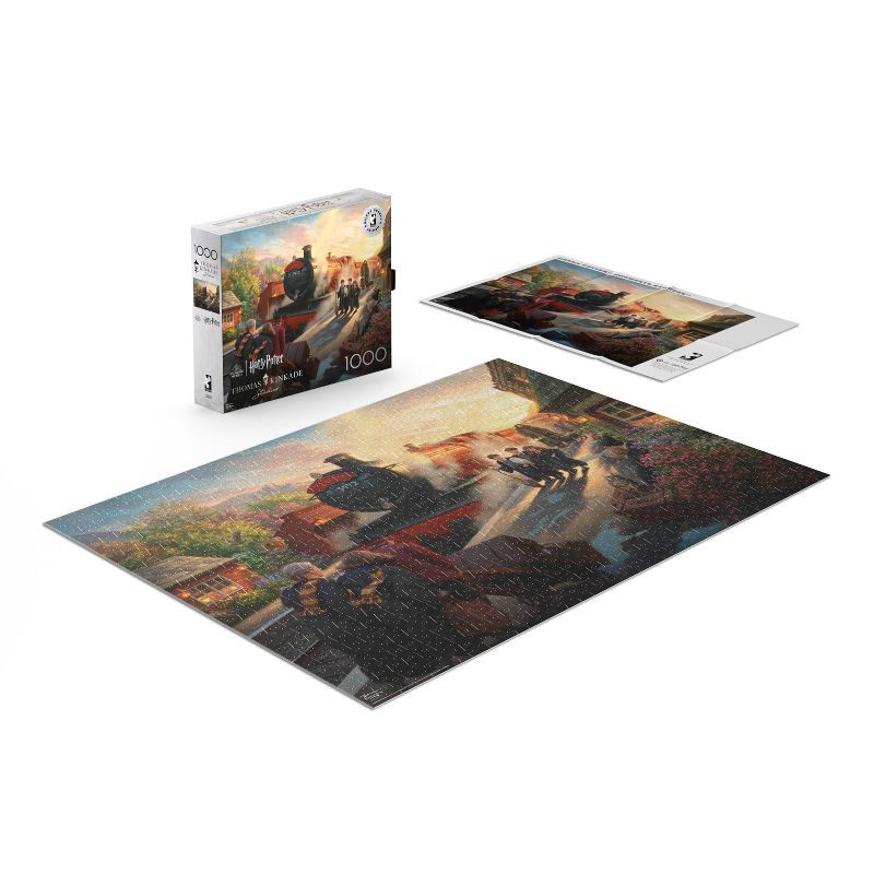 slide 2 of 3, Buffalo Games Thomas Kinkade Harry Potter Hogwarts Express Jigsaw Puzzle - 1000pc: Fantasy Cardstock Paperboard Art, 1000 ct