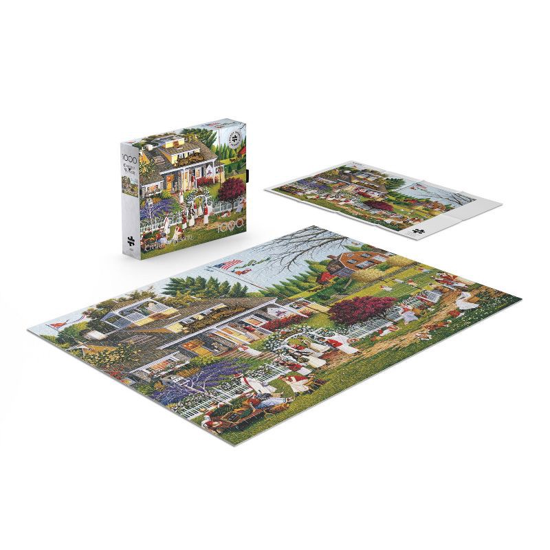 slide 2 of 3, Buffalo Games Charles Wysocki Love Jigsaw Puzzle - 1000pc: Cardstock Paperboard Puzzle for Problem Solving, 1000 ct