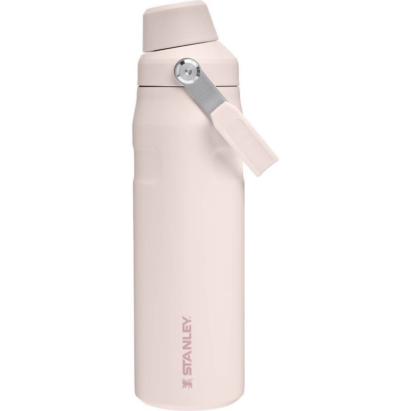 slide 1 of 3, Stanley 24oz IceFlow Aerolight Fast Flow Water Bottle - Rose Quartz: Stainless Steel Drinkware, 24 oz