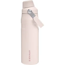 Stanley 24oz IceFlow Aerolight Fast Flow Water Bottle - Rose Quartz: Stainless Steel, Single Piece, 11.18" Height