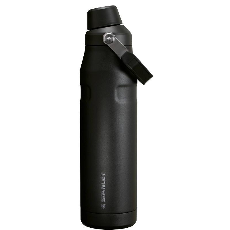 slide 1 of 3, Stanley 36oz IceFlow Aerolight Fast Flow Water Bottle - Black 2.0: Stainless Steel, Portable Drinkware, 36 oz
