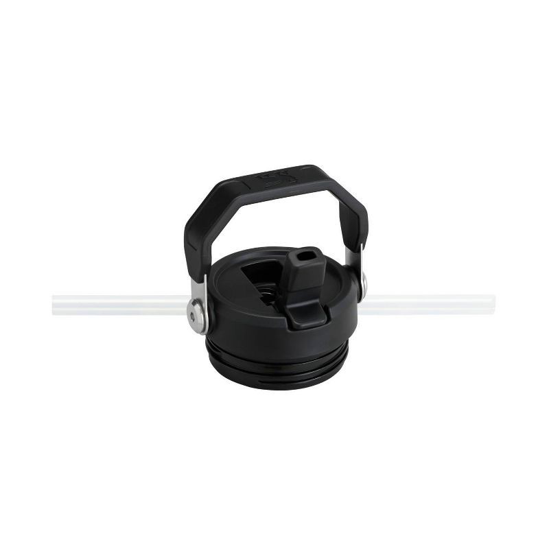 slide 3 of 3, Stanley 24oz IceFlow Aerolight Flip Straw Water Bottle 2.0 - Black 2.0: Stainless Steel Drinkware, 24 oz