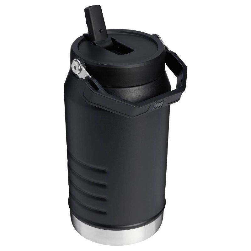 slide 2 of 3, Stanley 64oz IceFlow Flip Straw Jug - Black 2.0: Stainless Steel Drinkware, 64 oz