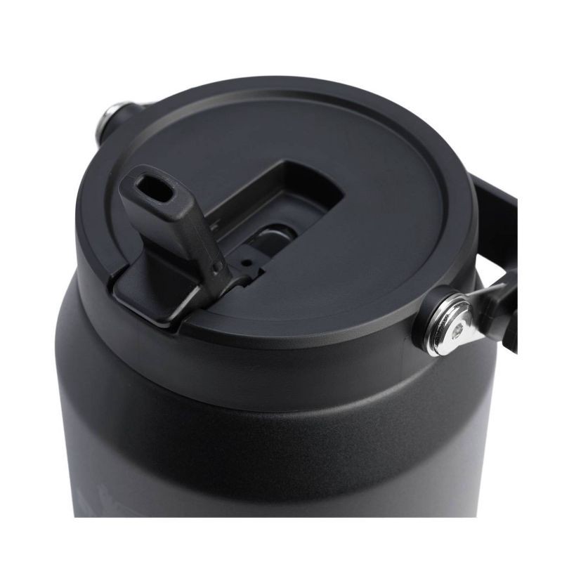 slide 3 of 3, Stanley 64oz IceFlow Flip Straw Jug - Black 2.0: Stainless Steel Drinkware, 64 oz