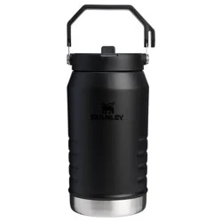 Stanley 64oz IceFlow Flip Straw Jug - Black 2.0: Stainless Steel Drinkware