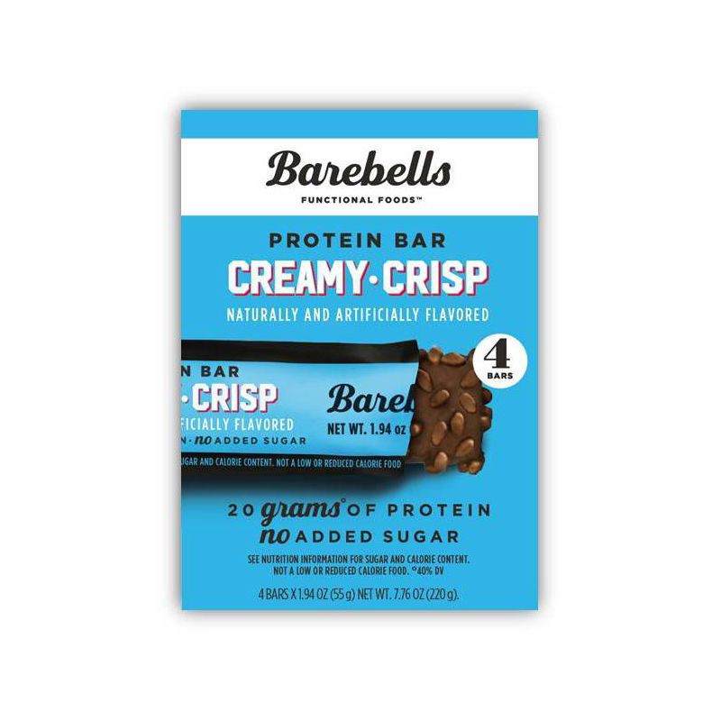 slide 1 of 3, Barebells Nutrition Bars - Creamy Crisp - 7.76oz/4pk, 7.76 oz, 4 ct