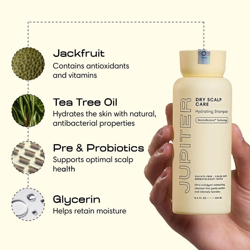 slide 7 of 8, Jupiter Dry Scalp Care Hydrating Shampoo - 8.5 fl oz, 8.5 fl oz