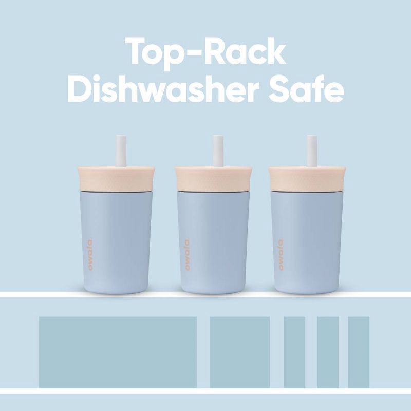 slide 6 of 6, Owala 12oz Kids' Stainless Steel Straw Tumbler - Day Dreams, 12 oz