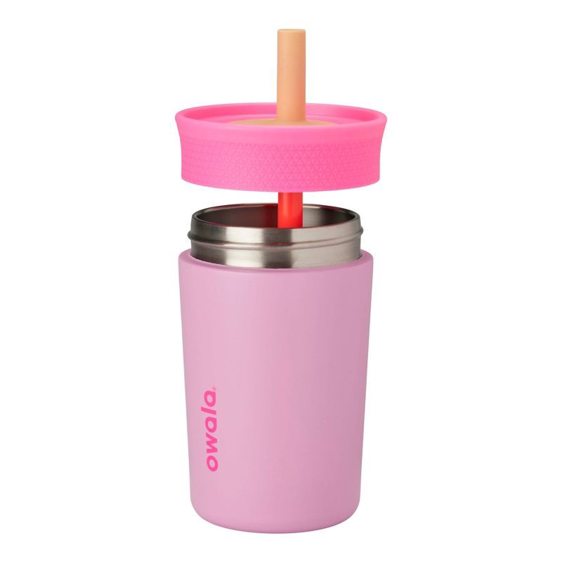 slide 3 of 6, Owala 12oz Kids' Stainless Steel Straw Tumbler - Tutti Fruitti, 12 oz