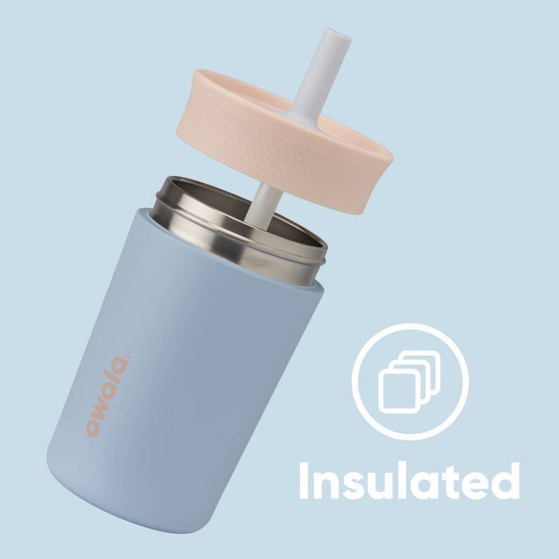 slide 4 of 6, Owala 12oz Kids' Stainless Steel Straw Tumbler - Tutti Fruitti, 12 oz