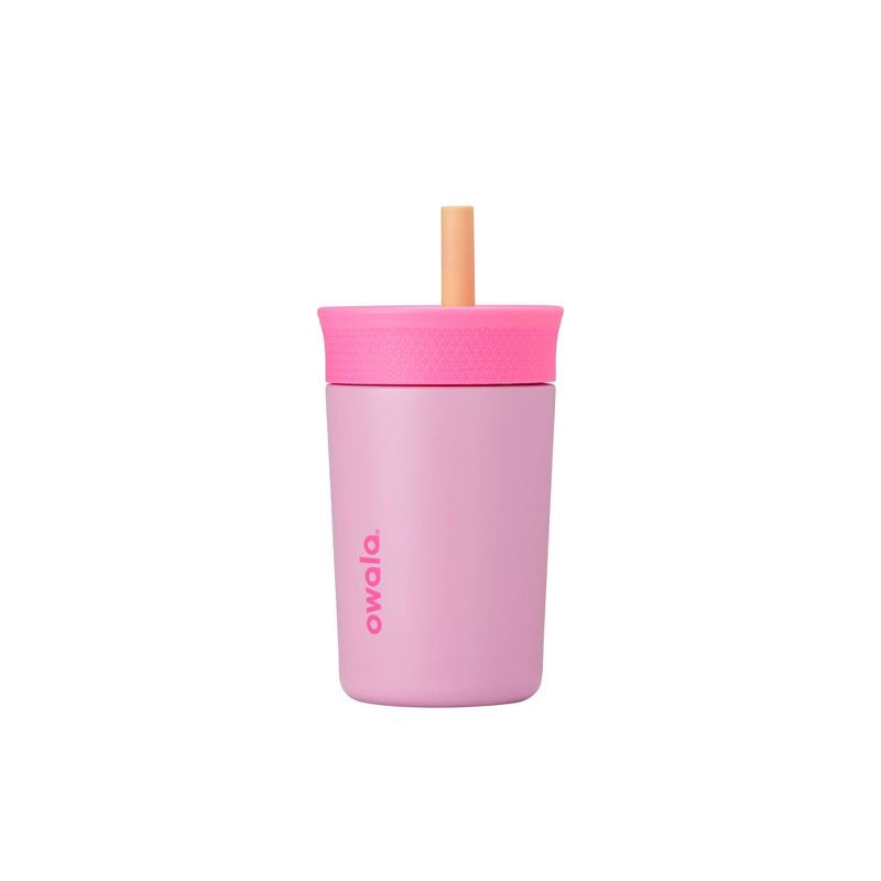 slide 1 of 6, Owala 12oz Kids' Stainless Steel Straw Tumbler - Tutti Fruitti, 12 oz