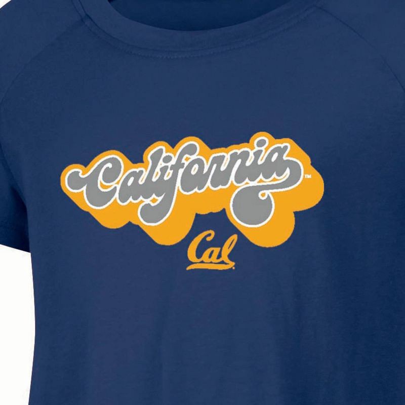 slide 3 of 3, NCAA Cal Golden Bears Girls' Knot T-Shirt - M, 1 ct