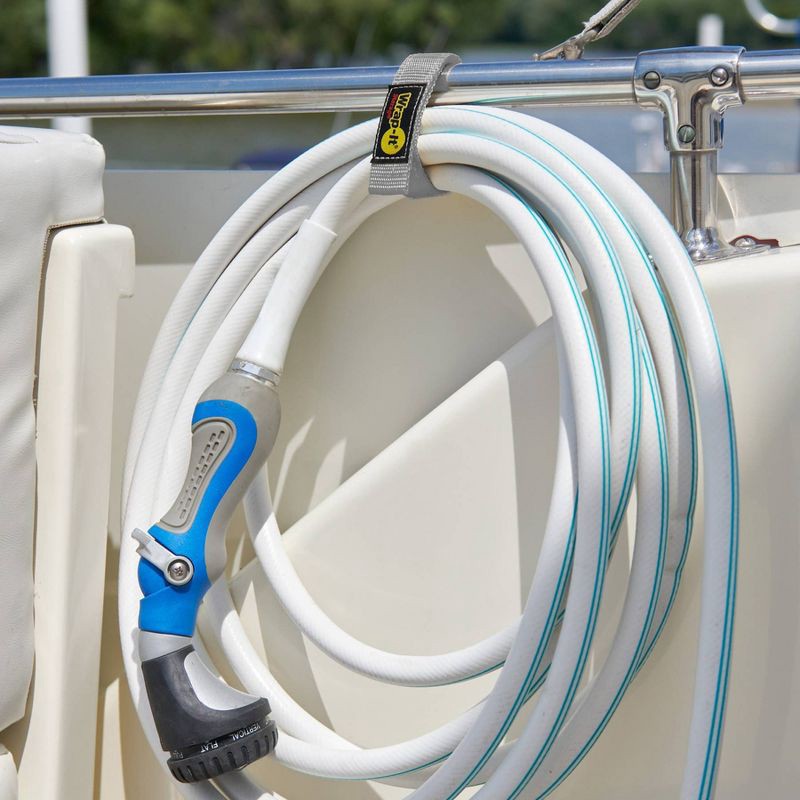 slide 6 of 10, Wrap-It 3pk 12"x1" Quick Straps, 3 ct