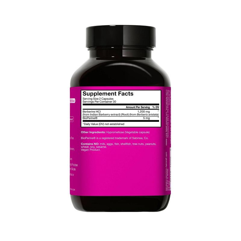 slide 2 of 7, HUM Nutrition Best of Berberine Weight Management & Glucose Support Vegan Capsules - 1200mg - 60ct, 1200mg, 60 ct