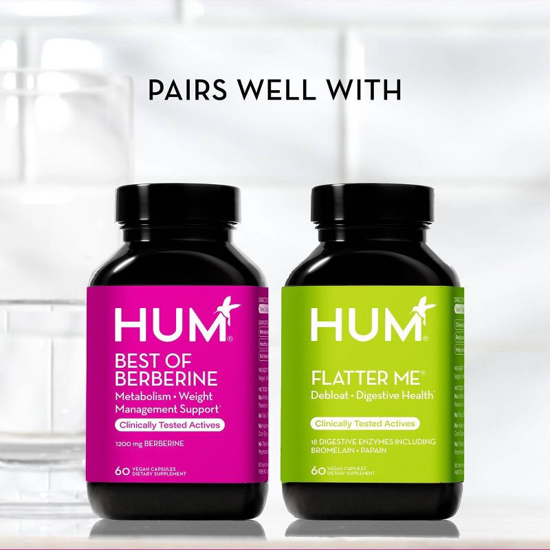 slide 7 of 7, HUM Nutrition Best of Berberine Weight Management & Glucose Support Vegan Capsules - 1200mg - 60ct, 1200mg, 60 ct