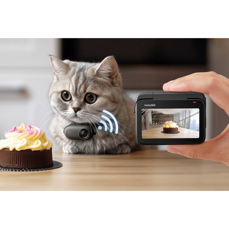 slide 6 of 7, Insta360 GO 3S 128GB Action Camera: 4K Waterproof, Bluetooth, Wi-Fi, USB-C, Electronic Viewfinder, 1 ct