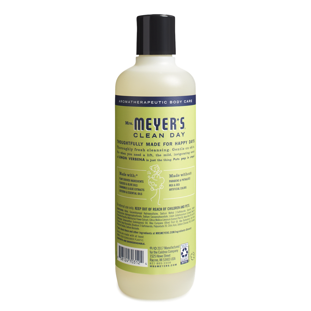 slide 2 of 2, Mrs. Meyer's Meyers Lemon Body Wash, 16 fl oz