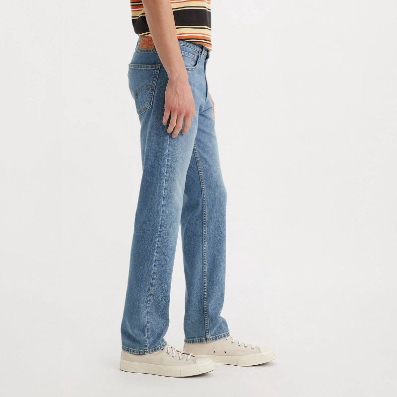 slide 2 of 4, Levi's® Men's 505™ Regular Fit Straight Leg Jeans - Blue Denim 33x30: Heavyweight Cotton, Mid Rise, 1 ct
