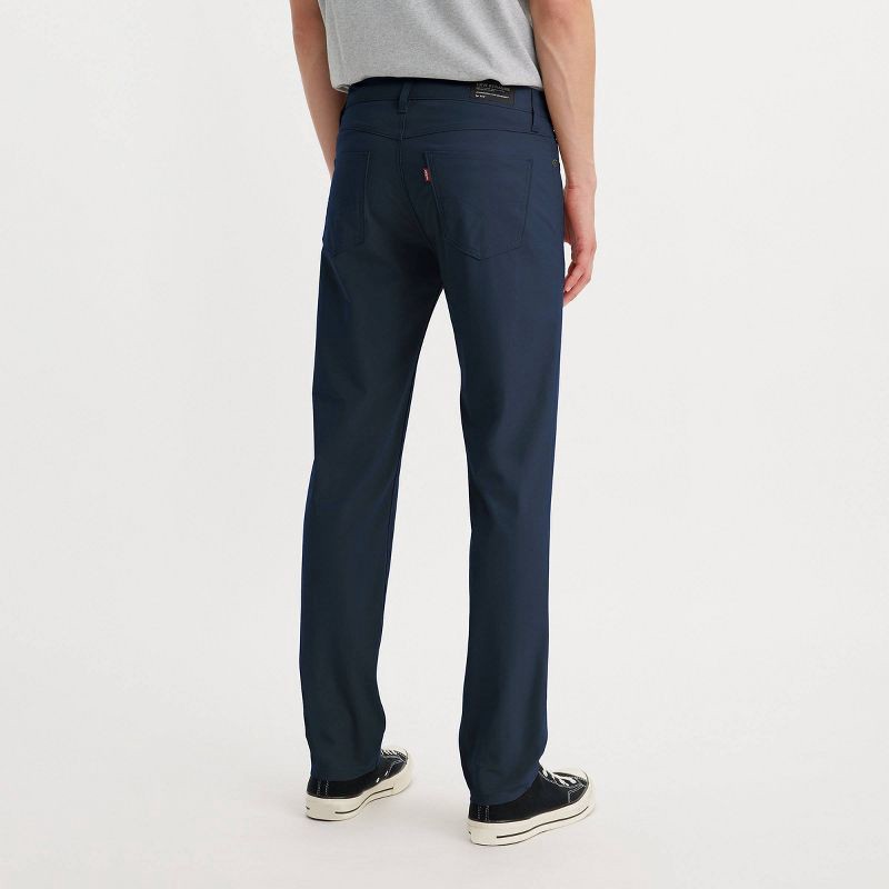 slide 3 of 3, Levi's® Men's 511™ Slim Tech Five Pocket Pants - Navy Waves 33x32: Midweight, Stretch Knit, Mid Rise, 1 ct