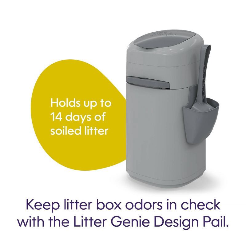 slide 4 of 14, Litter Genie Design Pail Cat Waste Container System - 4pc, 4 ct
