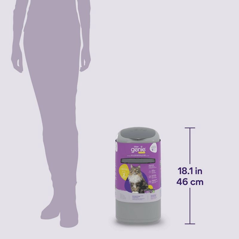 slide 8 of 14, Litter Genie Design Pail Cat Waste Container System - 4pc, 4 ct