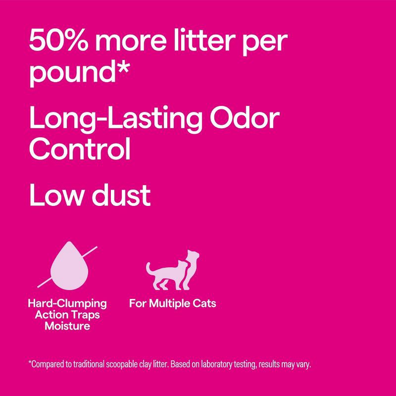slide 5 of 5, Lightweight Scented Clumping Cat Litter - 7.5lbs - up&up™, 7.5 lb
