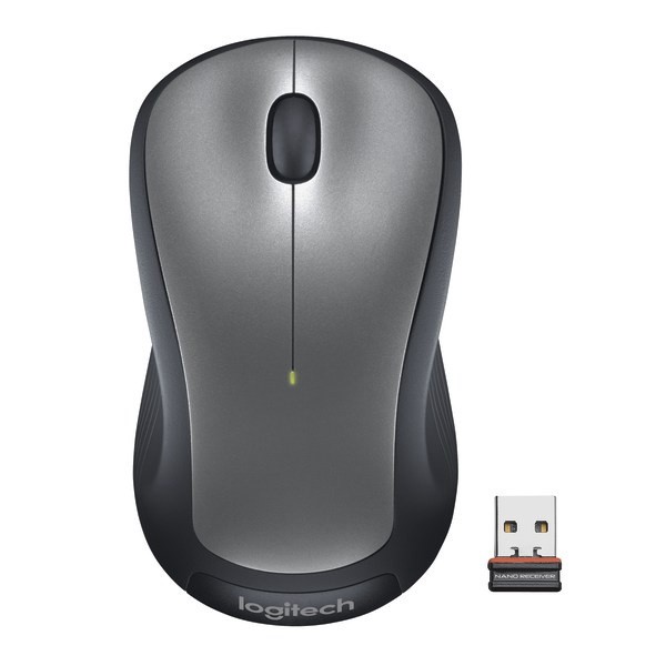 slide 1 of 4, Logitech M310 Wireless Optical Mouse, Silver, 1 ct