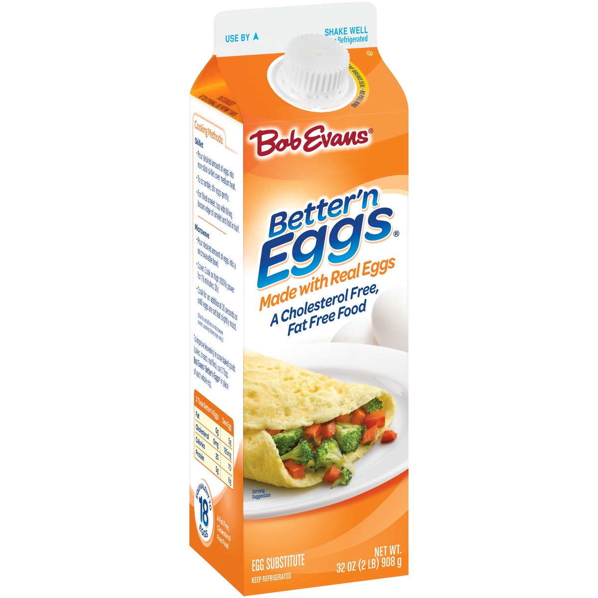 slide 5 of 9, Bob Evans Better'n Eggs Liquid Egg Substitute 32 oz, 32 oz