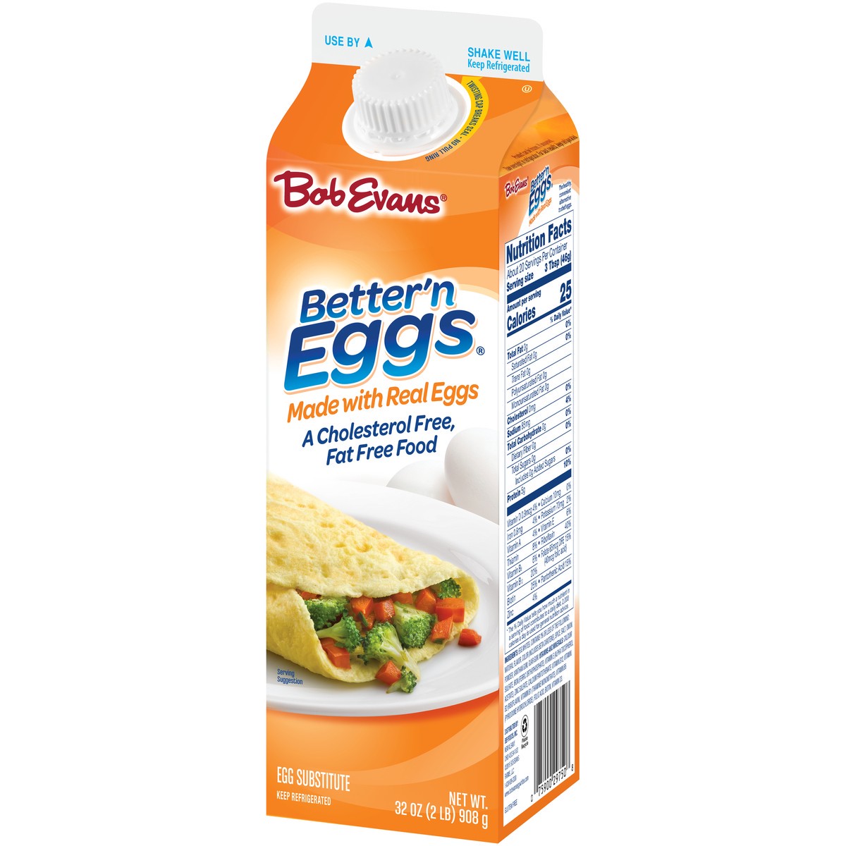 slide 6 of 9, Bob Evans Better'n Eggs Liquid Egg Substitute 32 oz, 32 oz