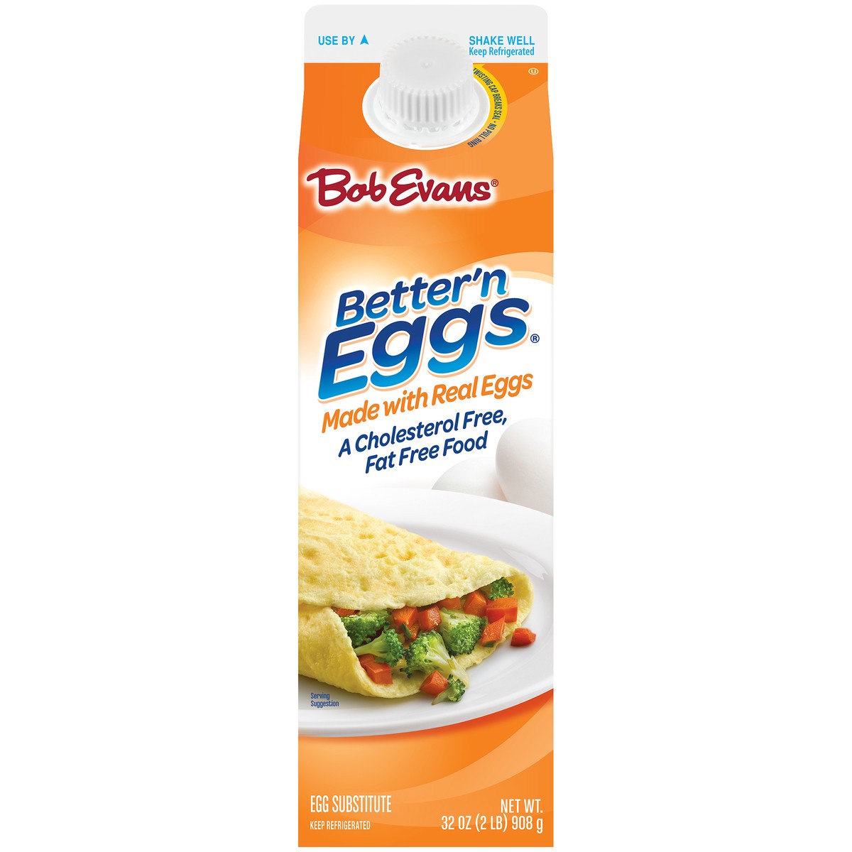 slide 2 of 9, Bob Evans Better'n Eggs Liquid Egg Substitute 32 oz, 32 oz