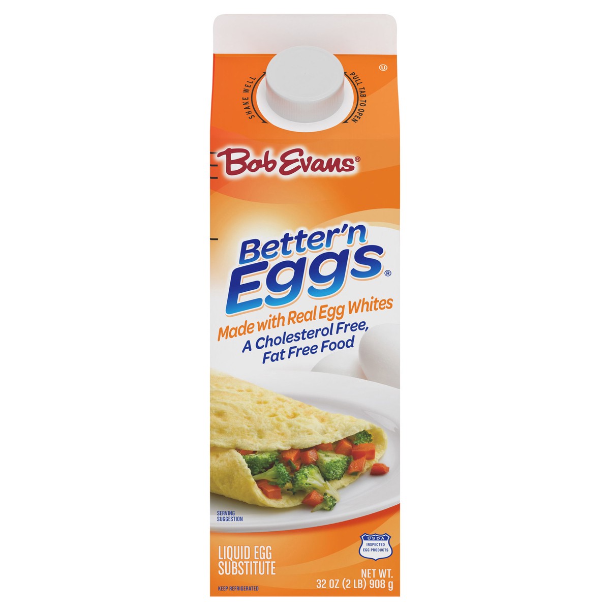 slide 1 of 9, Bob Evans Better'n Eggs Liquid Egg Substitute 32 oz, 32 oz