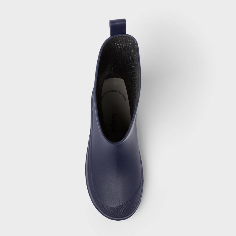 slide 3 of 3, Kids' Andy Rain Boots - Cat & Jack™ Navy Blue 2: Waterproof, Pull-On, Flexible Sole, 1 ct